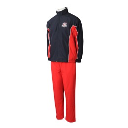 SU302 網上訂購校服運動套裝 製作拼色校服運動套裝 校服運動套裝製造商 紅色撞黑色 SU302 網上訂購校服運動套裝 製作拼色校服運動套裝 校服運動套裝製造商 紅色撞黑色